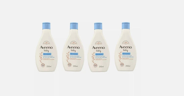 AVEENO Baby Dermexa Moisturising Baby Wash 250ml  Dry & Itchy Skin Pack of x 4 