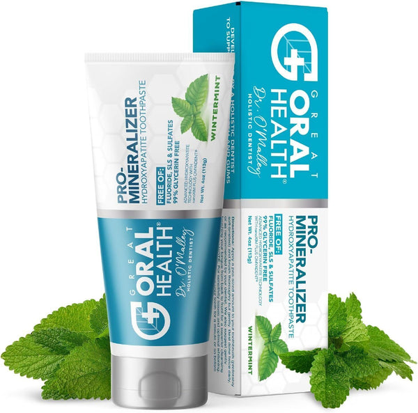 Nano Hydroxyapatite Toothpaste  Fluoride Free Wintermint, 2 Pack