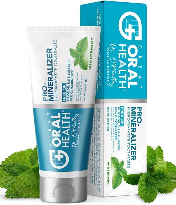 Nano Hydroxyapatite Toothpaste  Fluoride Free Wintermint, 2 Pack