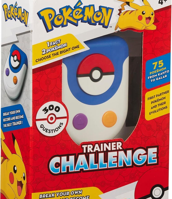Pokemon Trainer Challenge Game - 300 Trivia Questions, Fun for All Ages