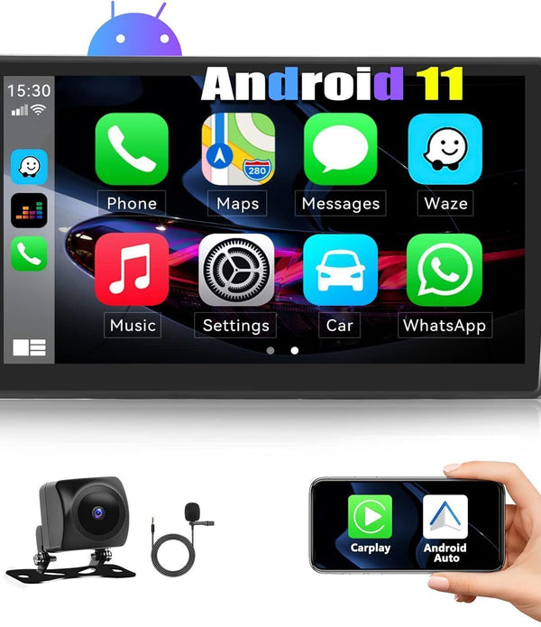 CAMECHO 9” Android 11 Car Stereo for Audi A3 S3 RS3 – Apple CarPlay