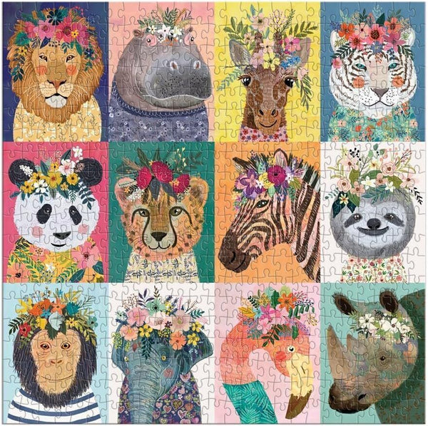 Wild Spirit Jigsaw Puzzle Galison 9780735375055 , Multicoloured, 500 Pieces
