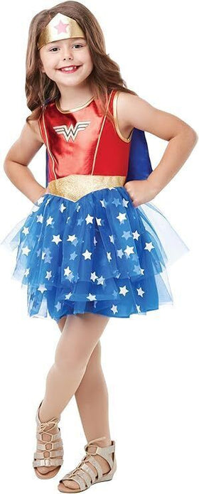 Wonder Woman Girls Fancy Dress - Medium (5-6 yrs)