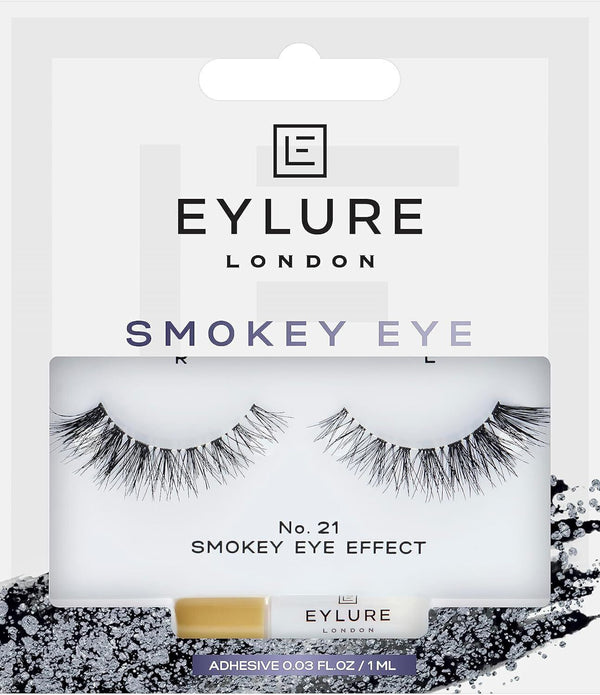 Eylure Lashes #21 Smokey Eye Effect, 2 Pack