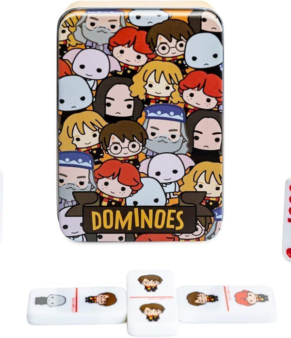 Paladone Harry Potter Chibi Dominoes in Collector Tin, Multicolor, PP9100HP