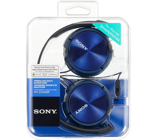 Sony Zx310Ap On-Ear Headphones Compatible With Smartphones - New Open Box
