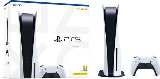 Sony Playstation PS5 Console Disk Edition 825GB White "No Base"