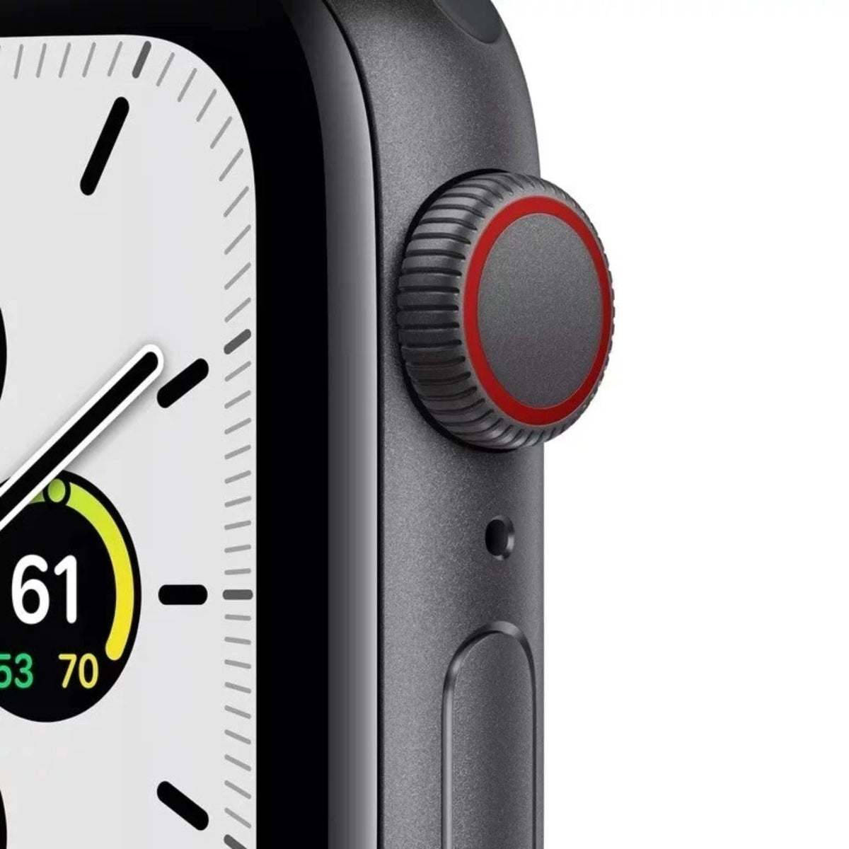 Apple Watch SE GPS+Cellular 44mm Space Grey Aluminium MYER2 Black Sport Band