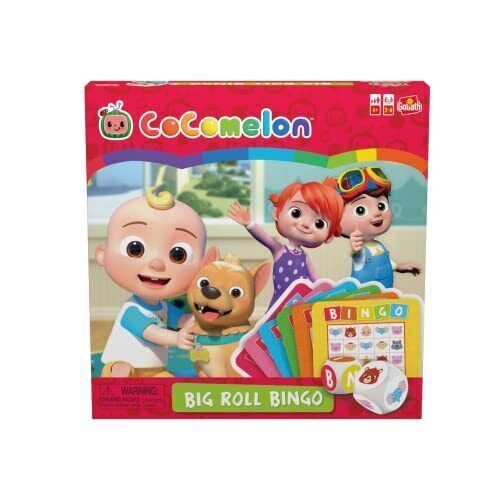 Cocomelon Big Roll Bingo - Fun Game for Kids, Educational & Interactive