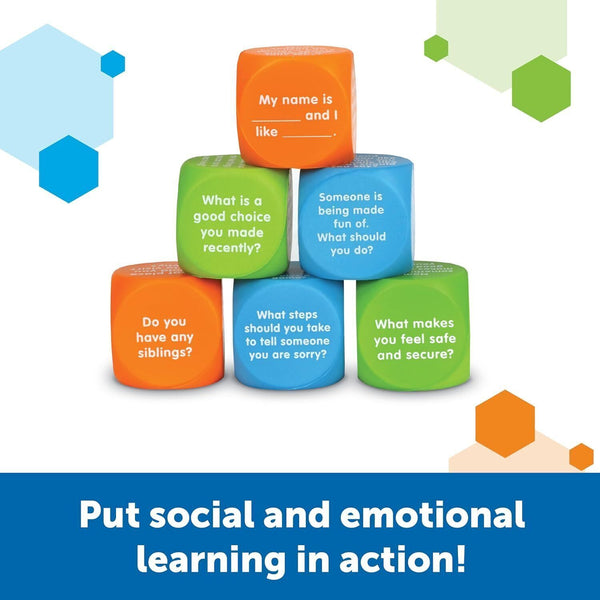 Learning Resources Let's Talk! Cubes - Fun Educational Toy for Kids