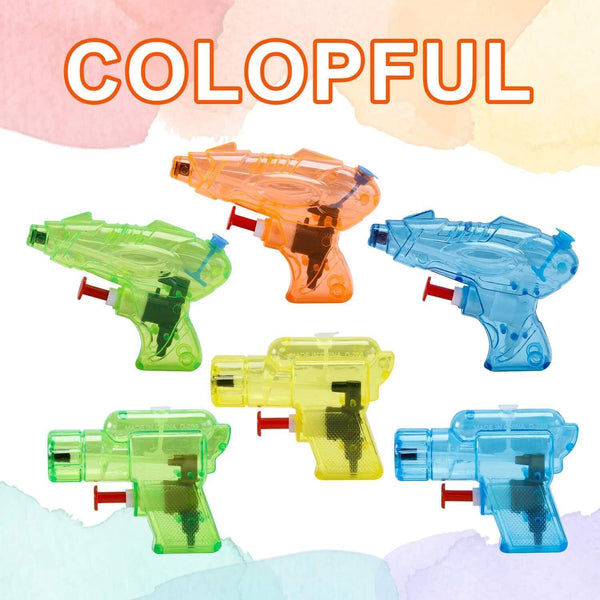 12-Pack Water Gun Pistols Kids Party Summer Beach Toys