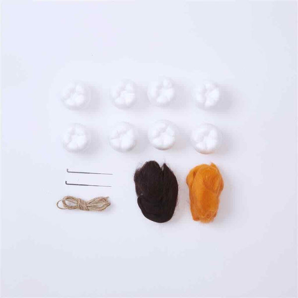 Simply Make Needle Felting Kit - Pumpkin Garland - NEW