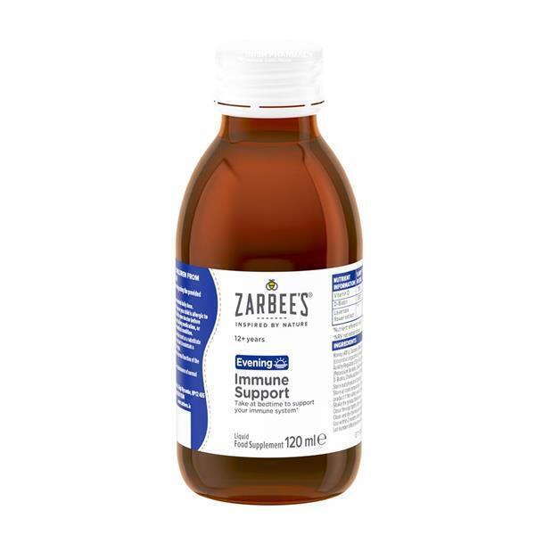 Zarbees Evening Immune Support, 120ml Honey Lavender Biotin Vit D 12+