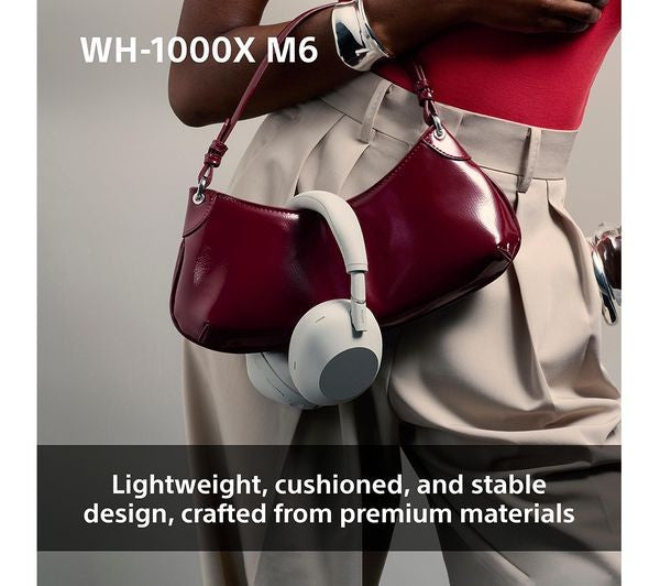 Sony WH1000XM6 Over-Ear Wireless Headphones - Silver