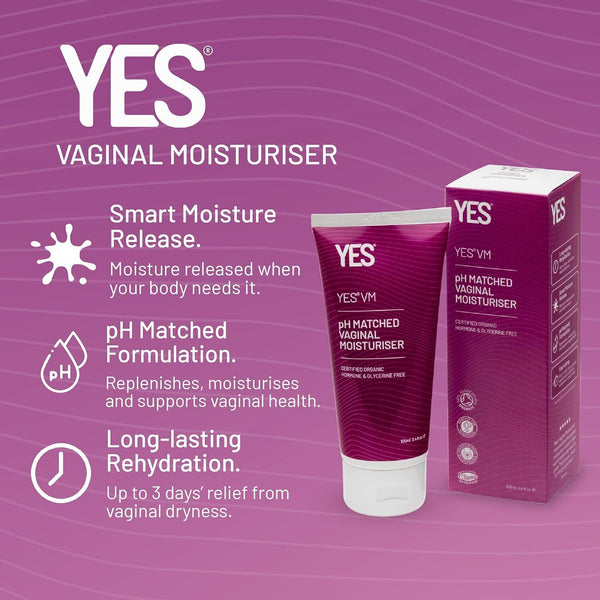 YES VM Natural Vaginal Moisturizer 100ml, Hydrating & Soothing Formula