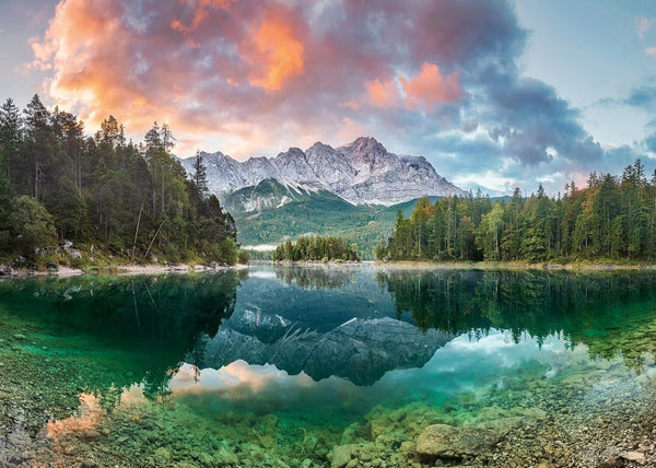 Ravensburger Jigsaw Puzzle 1000 Pieces with Eibsee Lake Zugspitze Germany