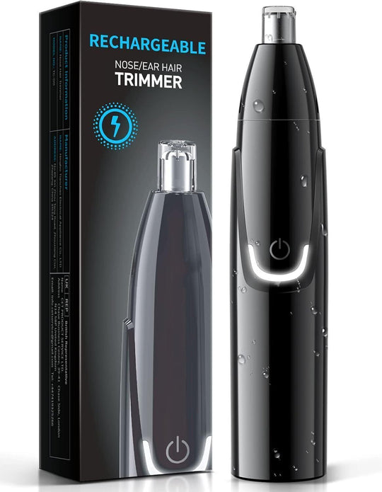 Rechargeable Ear & Nose Hair Trimmer Professional Painless Facial Hair Trimmer