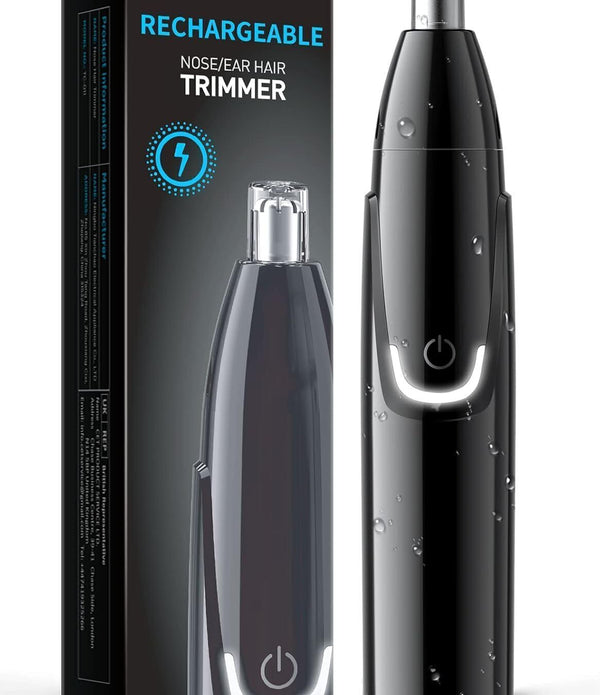 Rechargeable Ear & Nose Hair Trimmer Professional Painless Facial Hair Trimmer