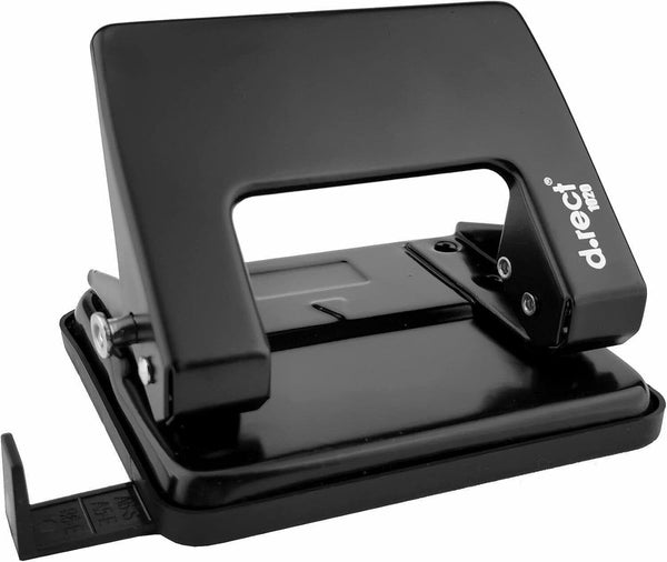 D.RECT 1020 Hole Punch 20-Sheet Capacity Stop Rail Color May Vary