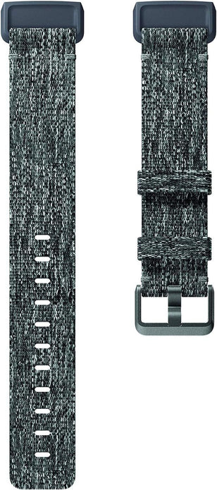 Fitbit Adult Charge 3 Woven Band ONLY - Charcoal/Grey, Small