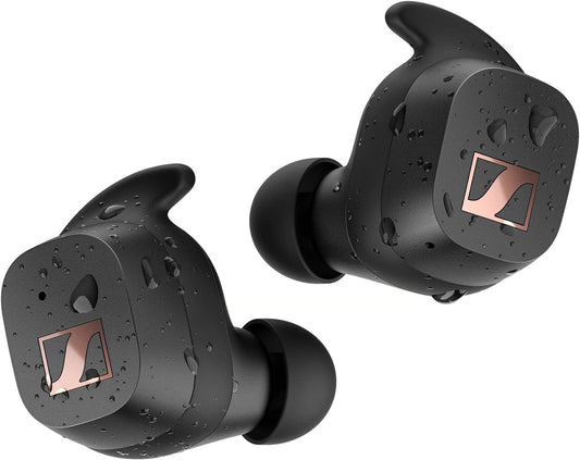 Sennheiser Sport True Wireless Earbuds, Black - Good Refurbished