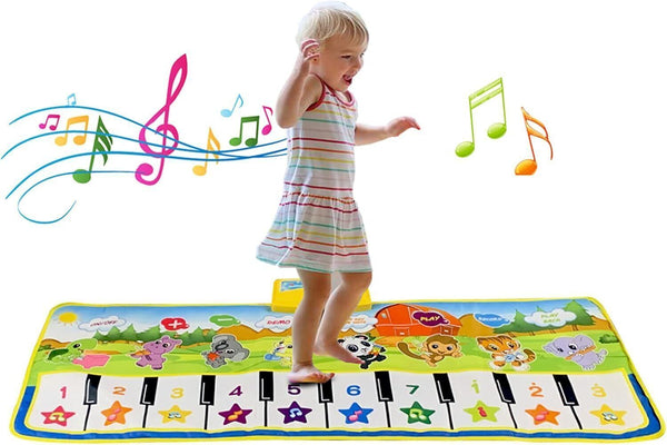 Green Piano Music Dance Mat Toddler Gift Ages 1-6