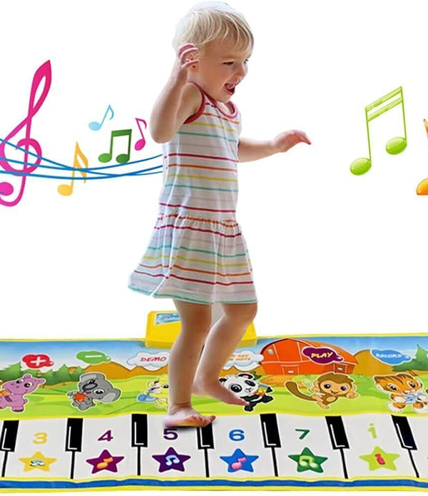 Green Piano Music Dance Mat Toddler Gift Ages 1-6