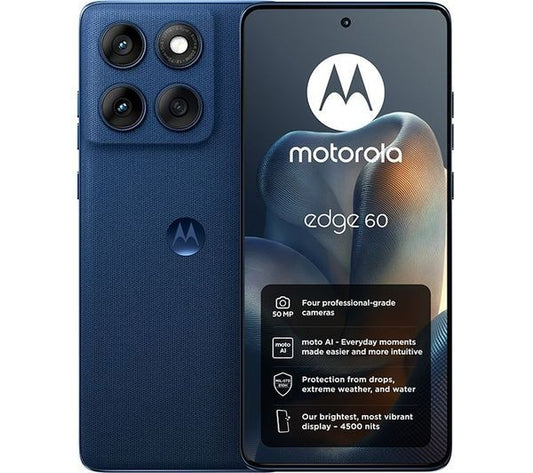Motorola Edge 60 Blue 512GB Unlocked & SIM Free Smartphone