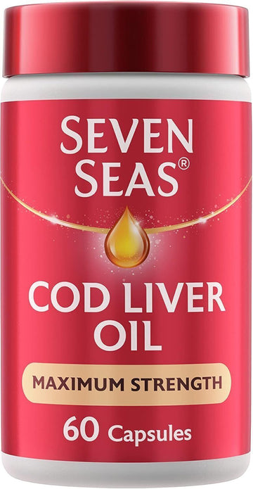 Seven Seas Cod Liver Oil Maximum Strength - 60 Capsules