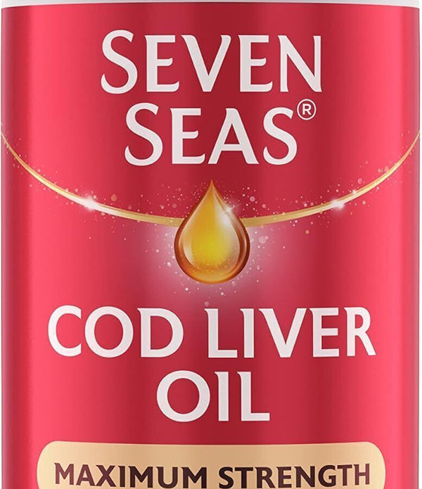 Seven Seas Cod Liver Oil Maximum Strength - 60 Capsules