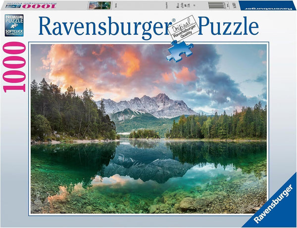 Ravensburger Jigsaw Puzzle 1000 Pieces with Eibsee Lake Zugspitze Germany