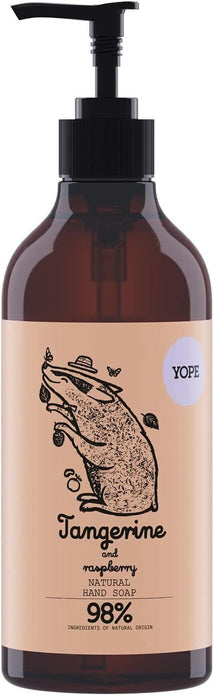 YOPE Natural Hand Wash, 2 Pack, Tangerine Extract