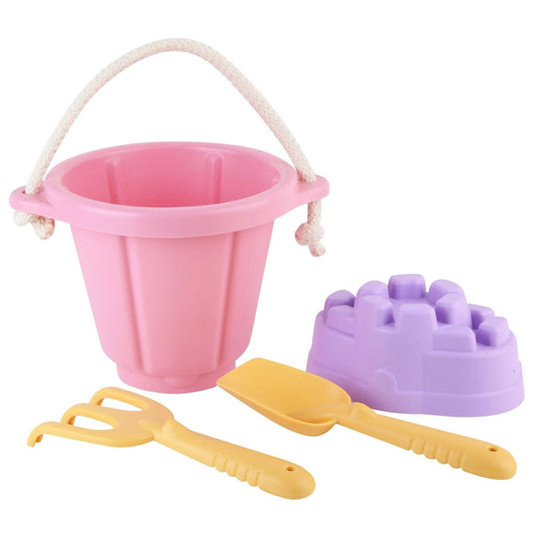 4pcs/set Kids Beach Sand Play Toys Bucket Shovel Pretend- Random Colours DMG BOX