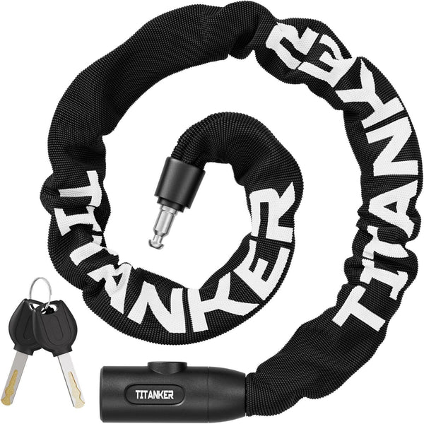 Titanker Bike Chain Lock, Heavy Duty Bicycle Lock, High Security Cycling Locks