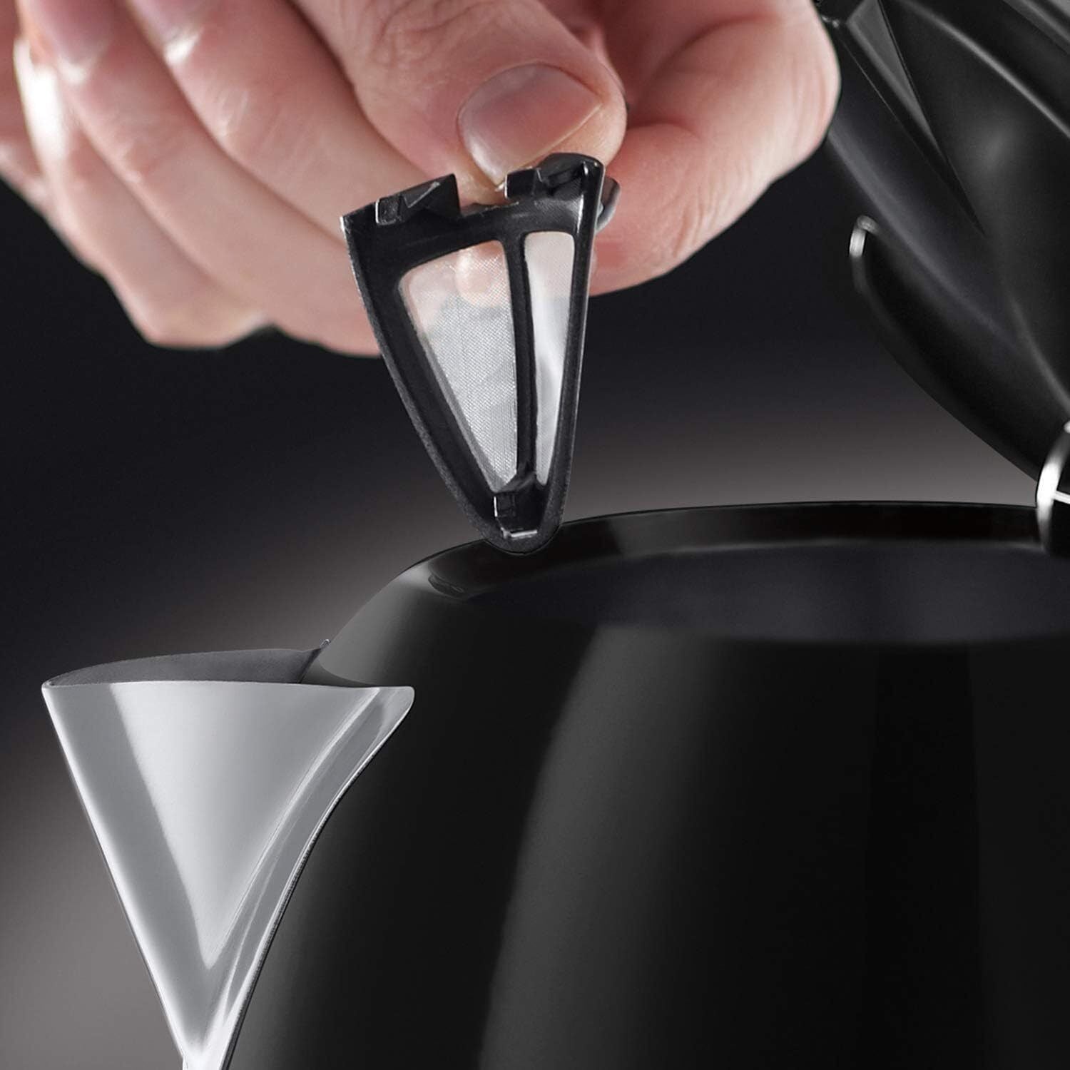 Russell Hobbs 20413 Stainless Steel Electric Kettle, 1.7 Litre New - Damage Box