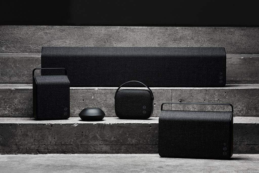 Vifa Stockholm 2.0 WiFi Soundbar, Bluetooth AirPlay, Voice Control, Slate Black