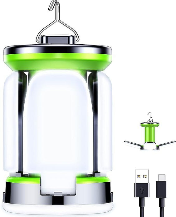 BLUKAR RECHARGABLE CAMPING LIGHT LANTERN ULTRA BRIGHT LED 10+ HRS BATTERY LIFE