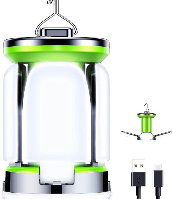 BLUKAR RECHARGABLE CAMPING LIGHT LANTERN ULTRA BRIGHT LED 10+ HRS BATTERY LIFE