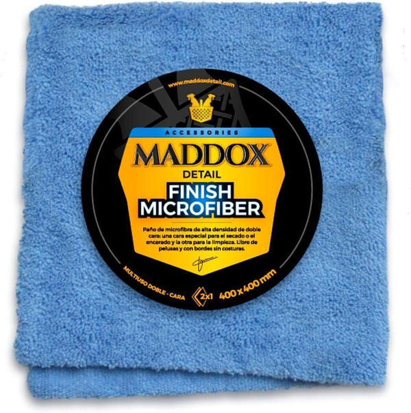 Maddox Detail Finish Microfiber Towel - Blue, Ultra-Soft