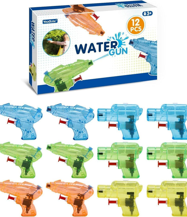 12-Pack Water Gun Pistols Kids Party Summer Beach Toys