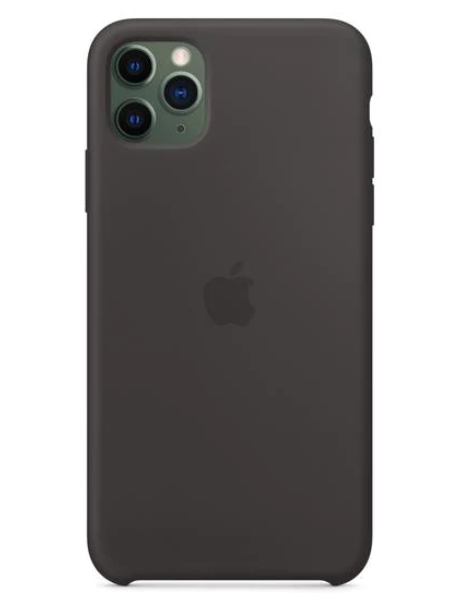 APPLE SILICONE CASE FOR IPHONE 11 PRO MAX 6.5" BLACK - MX002ZM/A