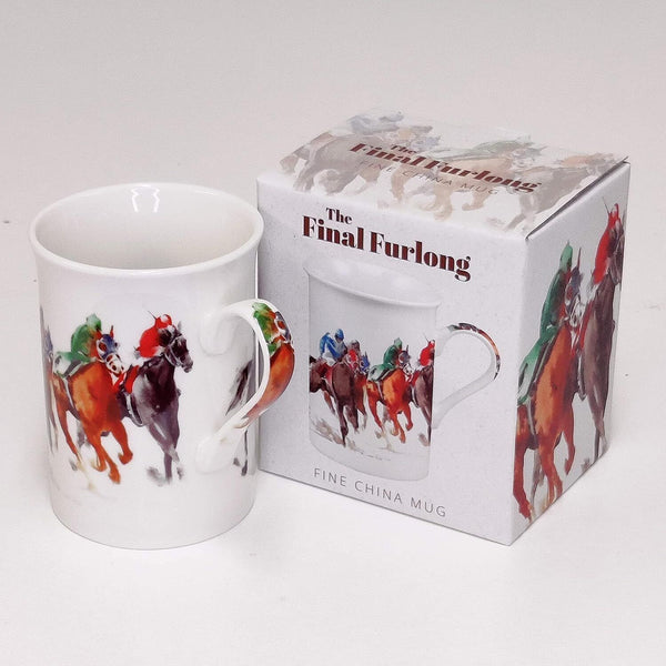 The Final Furlong Horse Racing Mug