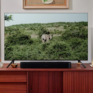 Sonos Beam (Gen 2) Compact Sound Bar with Dolby Atmos, Google Assistant - Black
