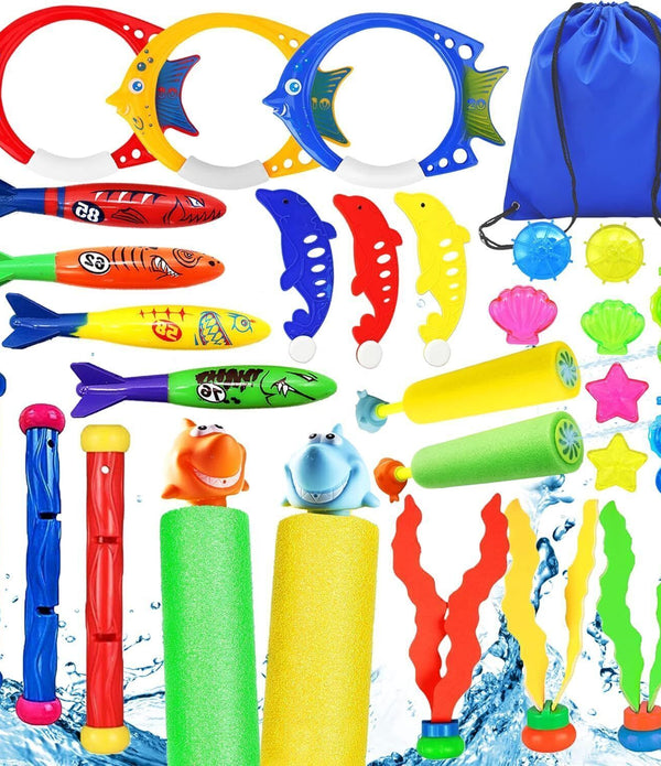 Paochocky Diving Game Set, Swimming Pool Toys for Kids
