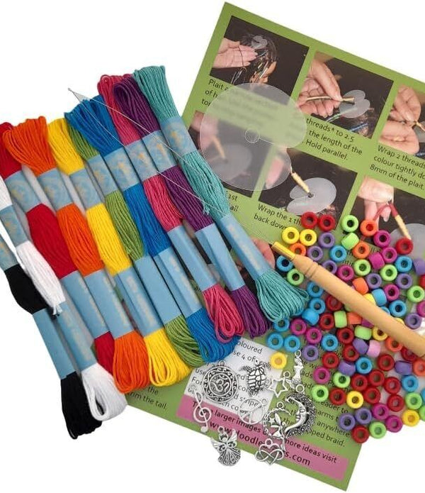 Doodle Braids Hair Braid Wrapping Set for Girls. Hair Extension Accessories