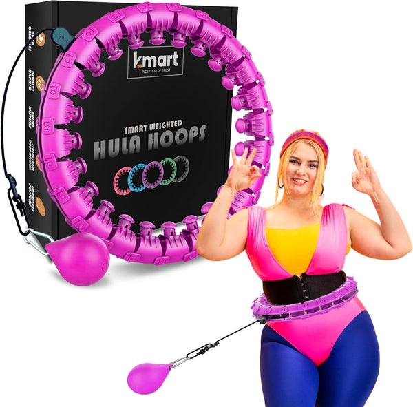 K-MART Smart Hula Ring for Weight Loss & Fitness 24 Detachable Auto-Spinning