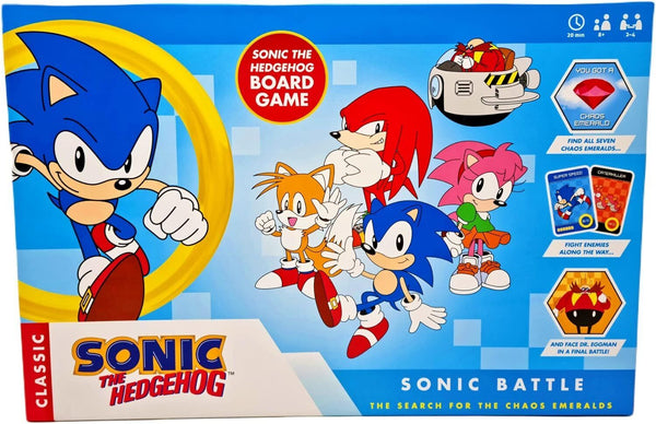Sonic the Hedge hog Board Game - Sonic Battle -The Search for the Chaos Emeralds
