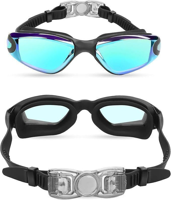 BEZZEE PRO Swimming Goggles   Adult Swimming Goggles with UV Protection