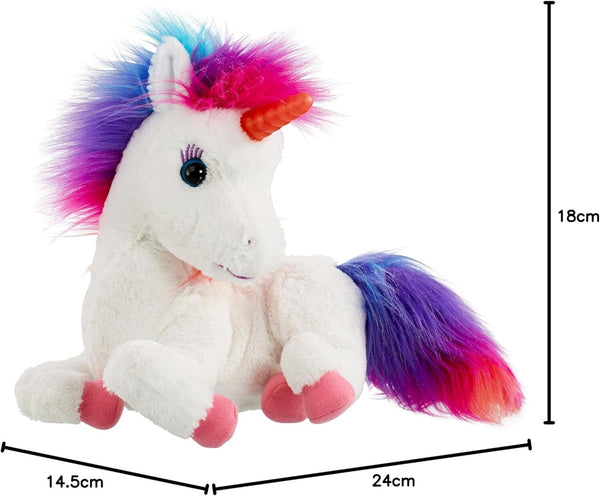 Animagic: Rainbow The Glowing Unicorn | Interactive Unicorn Plush with a Magical