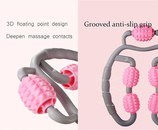 Massage Foam Roller, 5 Point Handheld Trigger Point Massage Stick, Deep Tissue
